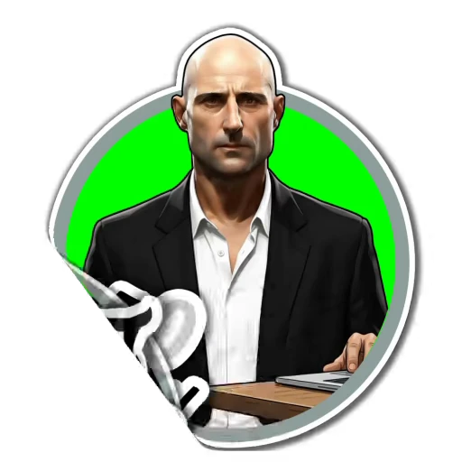 👋 Стикер «Mr Green» для Telegram