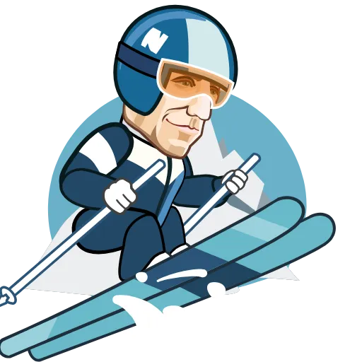 ⛷ Стикер «Mr Green» для Telegram