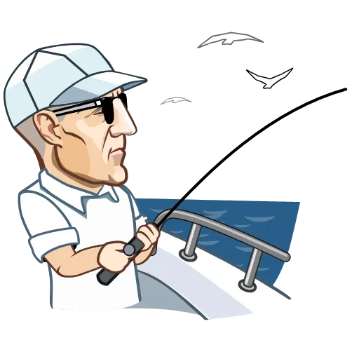 🎣 Стикер «Mr Green» для Telegram
