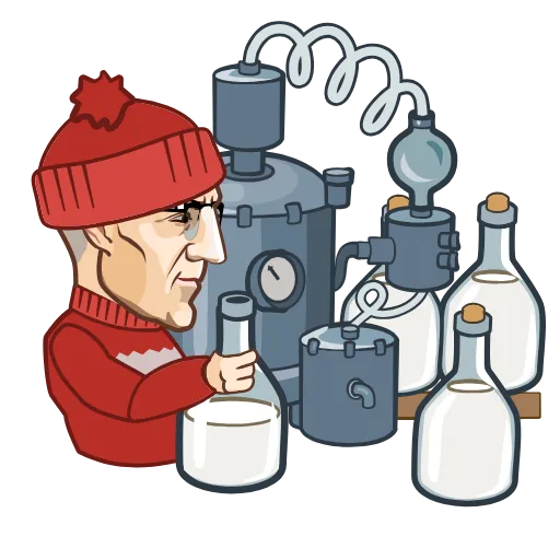 🥃 Стикер «Mr Green» для Telegram