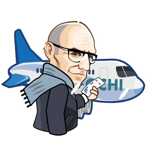 ✈️ Стикер «Mr Green» для Telegram