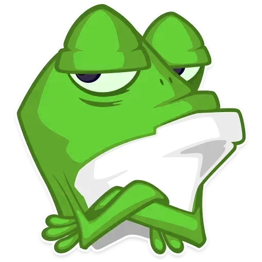 Стикерпак Mr. Green Frogo для Telegram
