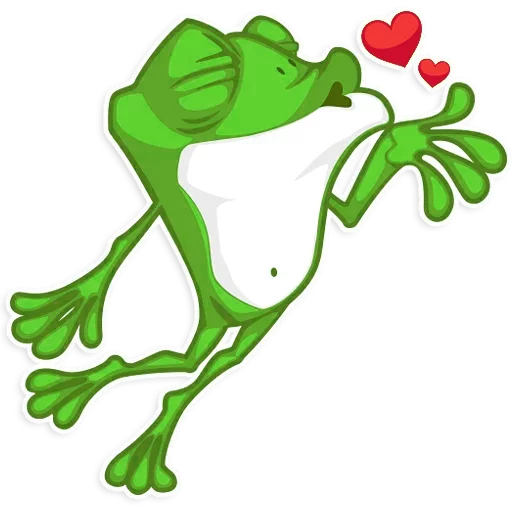 😘 Стикер «Mr. Green Frogo» для Telegram