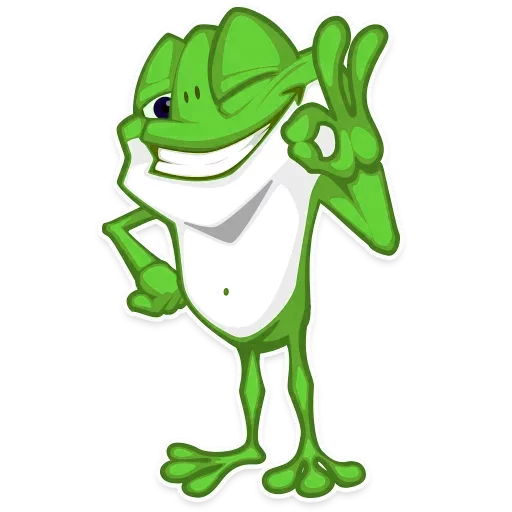 👌 Стикер «Mr. Green Frogo» для Telegram