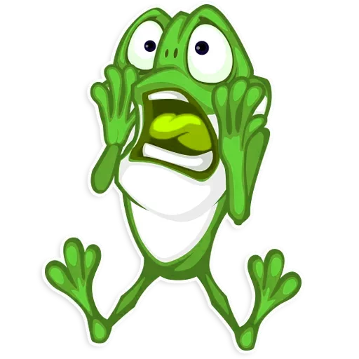 😱 Стикер «Mr. Green Frogo» для Telegram