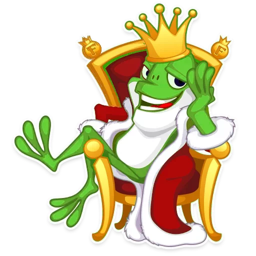 👑 Стикер «Mr. Green Frogo» для Telegram
