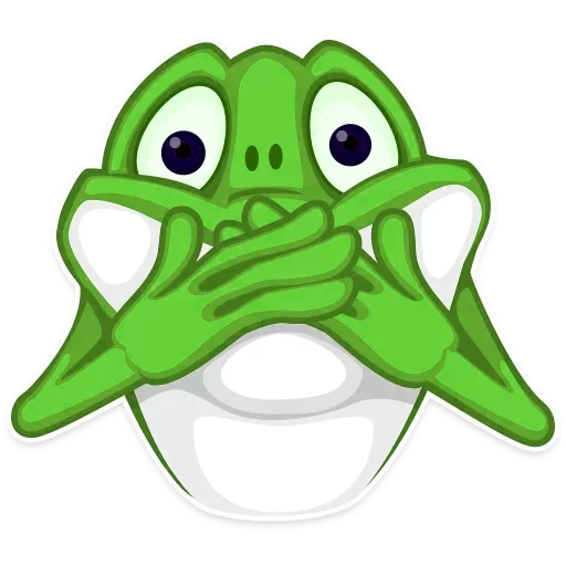 🙊 Стикер «Mr. Green Frogo» для Telegram