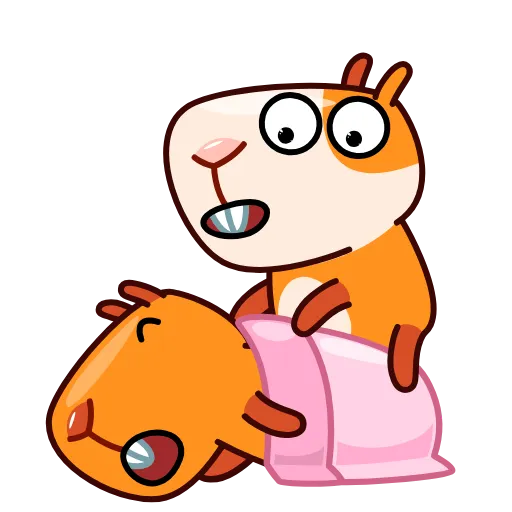 😴 Стикер «Мистер Морской свин» для Telegram
