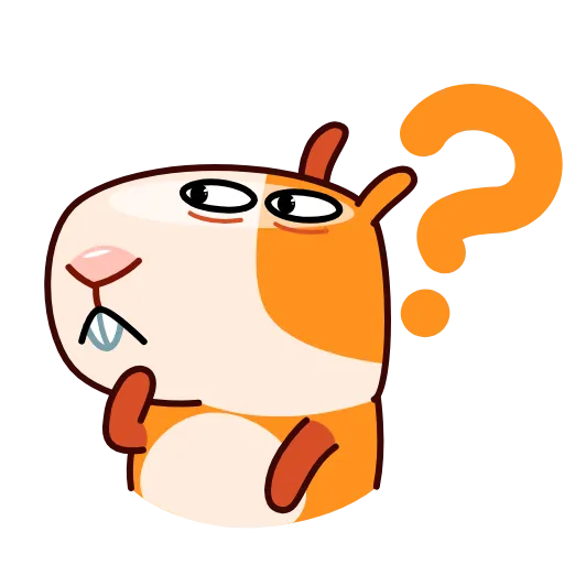 🤔 Стикер «Мистер Морской свин» для Telegram