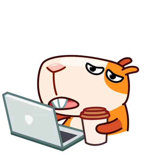 🥱 Стикер «Мистер Морской свин» для Telegram