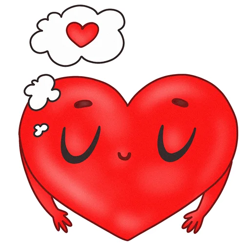❤️ Стикер «Mr. Heartman» для Telegram