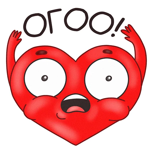 😳 Стикер «Mr. Heartman» для Telegram