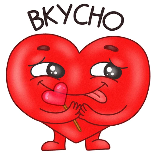 😋 Стикер «Mr. Heartman» для Telegram