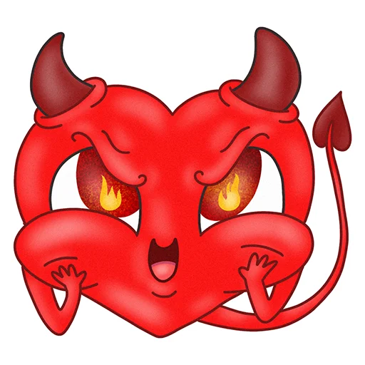 😡 Стикер «Mr. Heartman» для Telegram