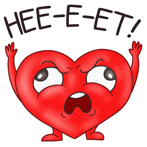 😭 Стикер «Mr. Heartman» для Telegram