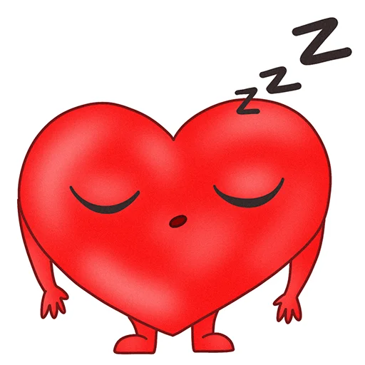 😴 Стикер «Mr. Heartman» для Telegram