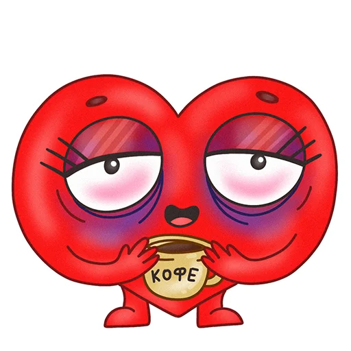 🥱 Стикер «Mr. Heartman» для Telegram