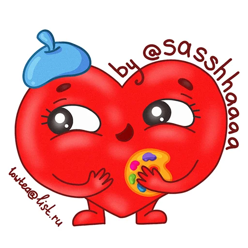 🎨 Стикер «Mr. Heartman» для Telegram