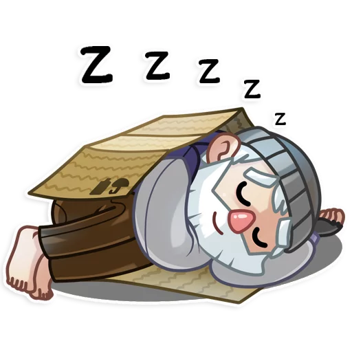 😴 Стикер «Mr. Hobo» для Telegram