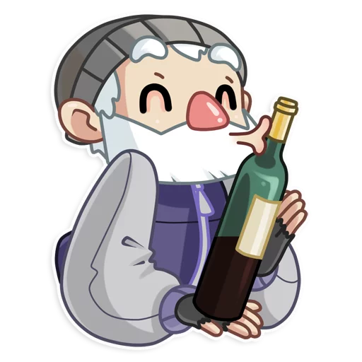 😙 Стикер «Mr. Hobo» для Telegram