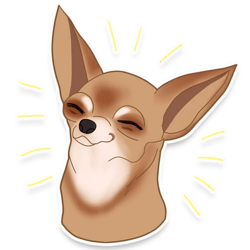 Стикерпак chihuahua для Telegram