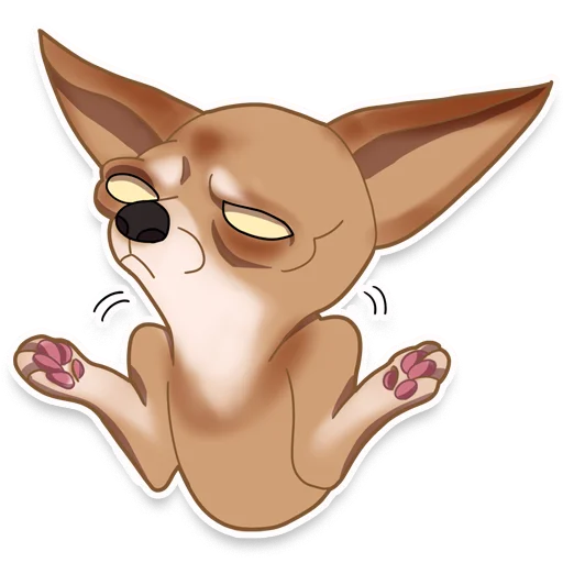 🤔 Стикер «chihuahua» для Telegram