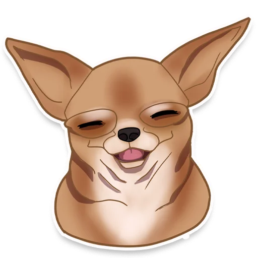 😊 Стикер «chihuahua» для Telegram