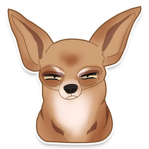 😑 Стикер «chihuahua» для Telegram