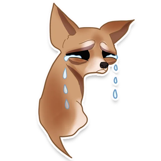 😭 Стикер «chihuahua» для Telegram