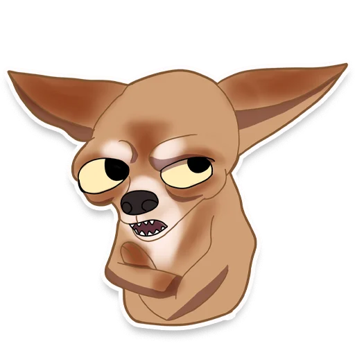 😒 Стикер «chihuahua» для Telegram