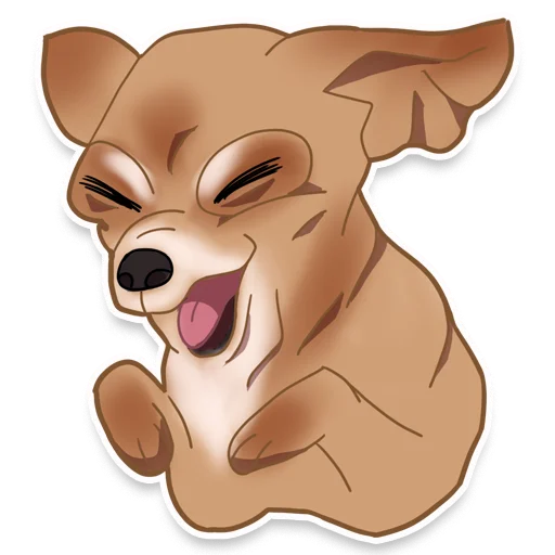 😆 Стикер «chihuahua» для Telegram