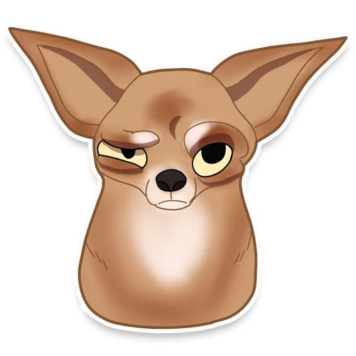 🤨 Стикер «chihuahua» для Telegram