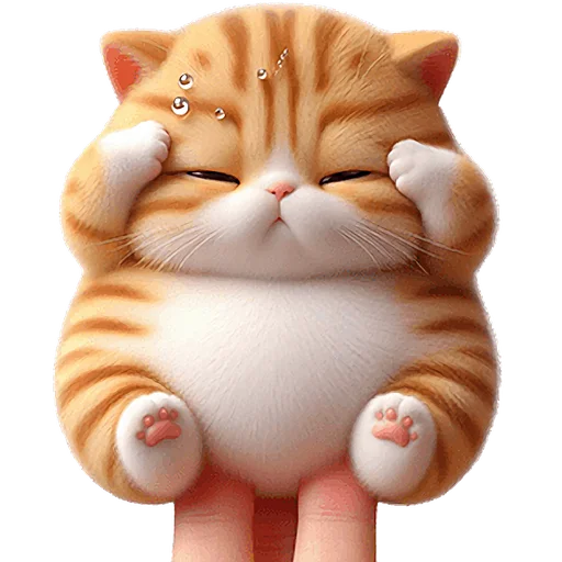 😪 Стикер «Микро котики» для Telegram