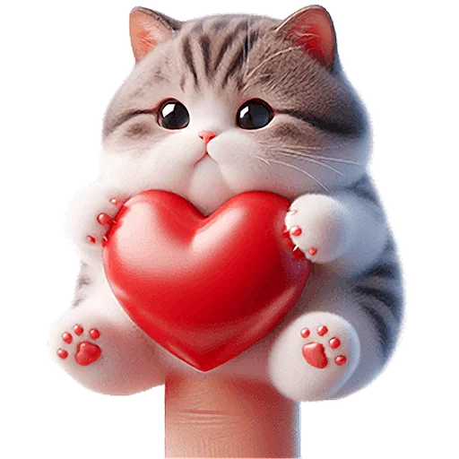 🫶 Стикер «Микро котики» для Telegram