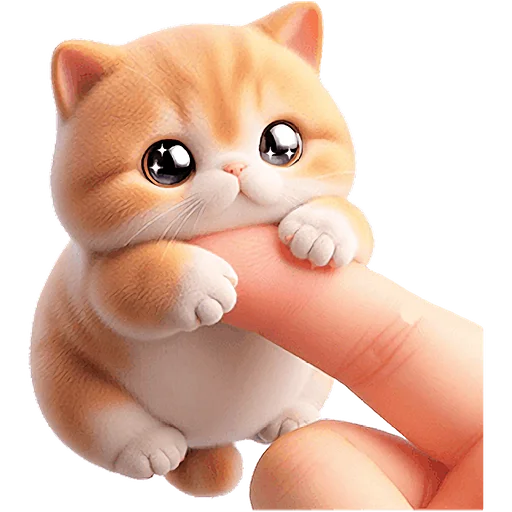 🥹 Стикер «Микро котики» для Telegram
