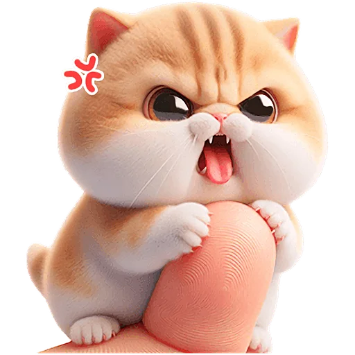 😠 Стикер «Микро котики» для Telegram