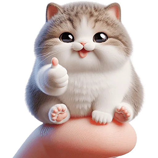 👍 Стикер «Микро котики» для Telegram