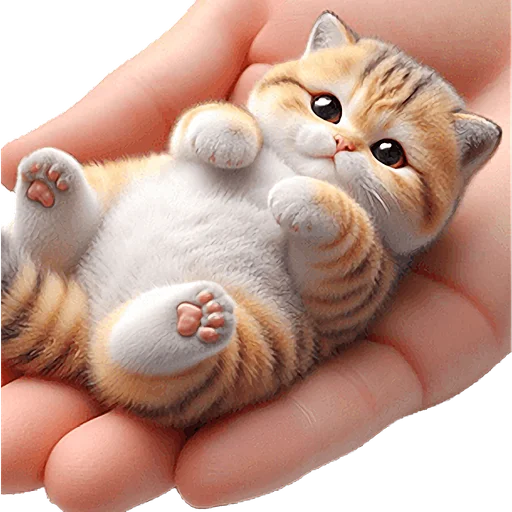 ☺️ Стикер «Микро котики» для Telegram