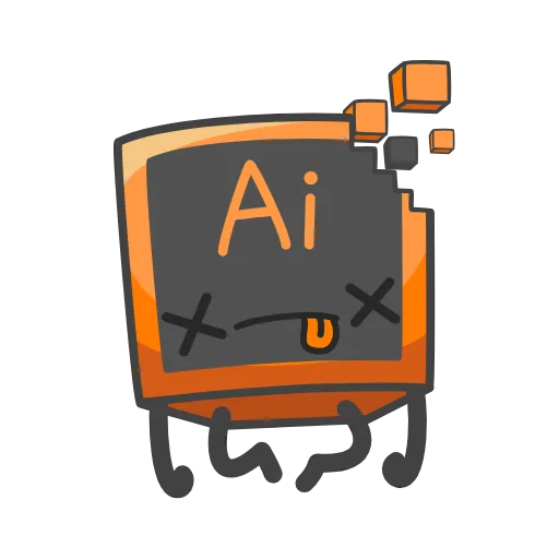 💀 Стикер «Mr Illustrator» для Telegram