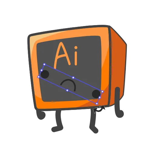 🙃 Стикер «Mr Illustrator» для Telegram