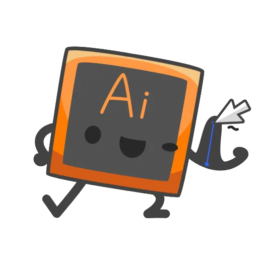 💪 Стикер «Mr Illustrator» для Telegram
