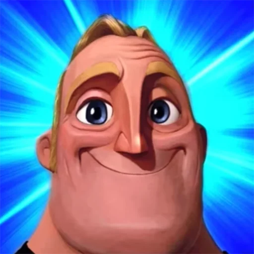 😎 Стикер «Mr. Incredible goes...» для Telegram
