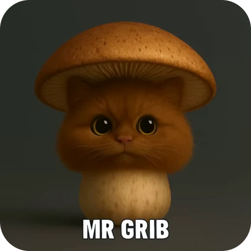 🍄 Стикер «MR KOT» для Telegram