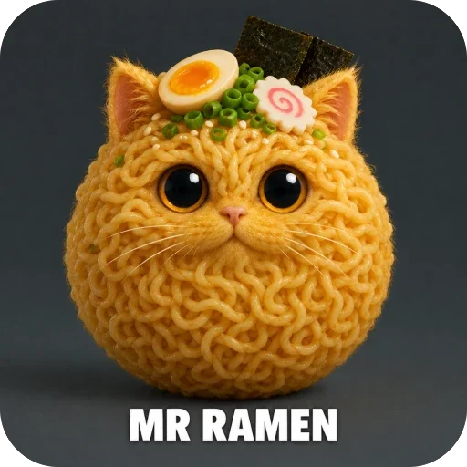 🍜 Стикер «MR KOT» для Telegram