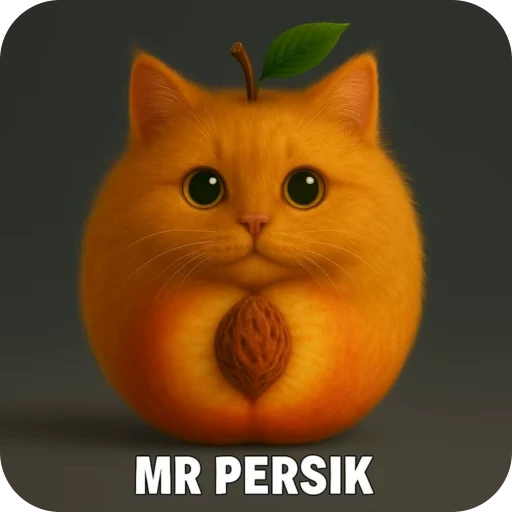 🍑 Стикер «MR KOT» для Telegram