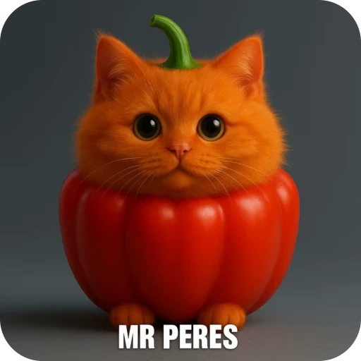 🫑 Стикер «MR KOT» для Telegram