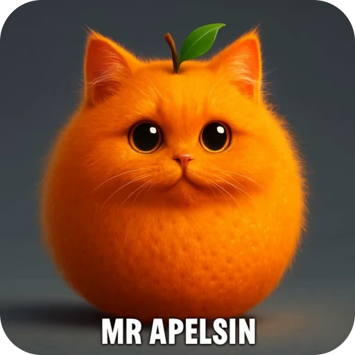 🍊 Стикер «MR KOT» для Telegram