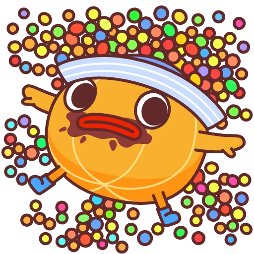 😋 Стикер «Mandarin» для Telegram