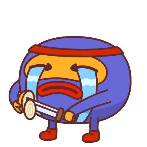 😭 Стикер «Mandarin» для Telegram