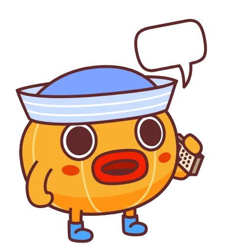 😐 Стикер «Mandarin» для Telegram